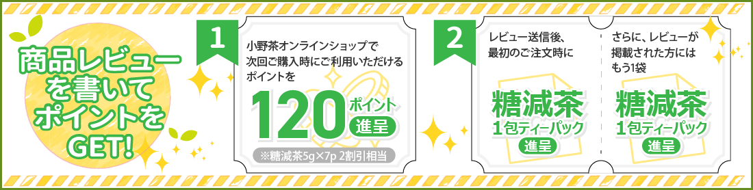 商品レビューを書いてポイントをGET