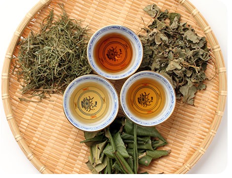 13種源泉の茶葉の画像