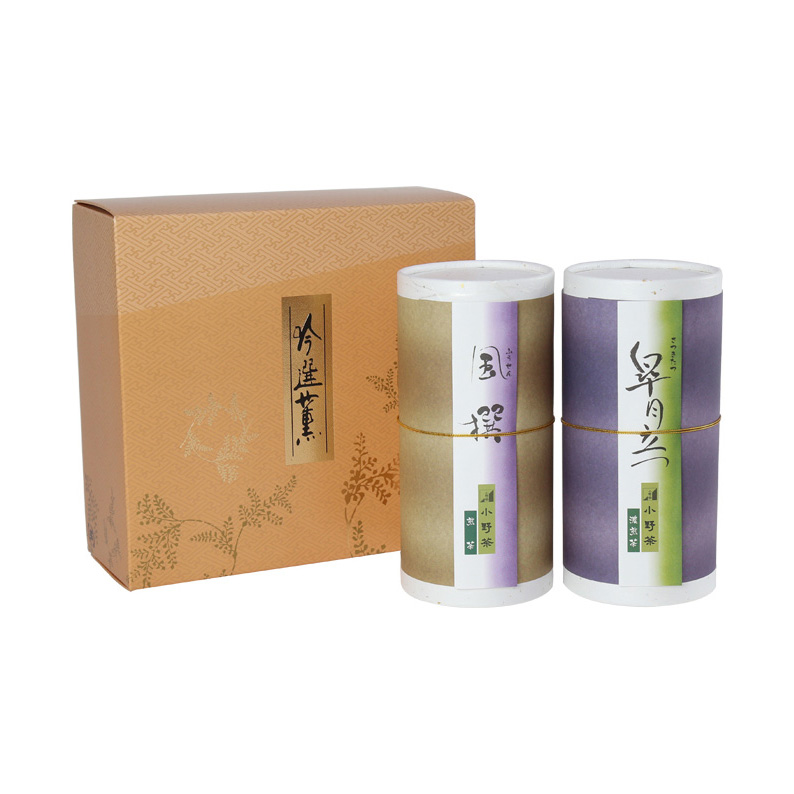 小野茶ギフト「上煎茶 皐月立つ」「煎茶 風撰」2缶各120g画像4