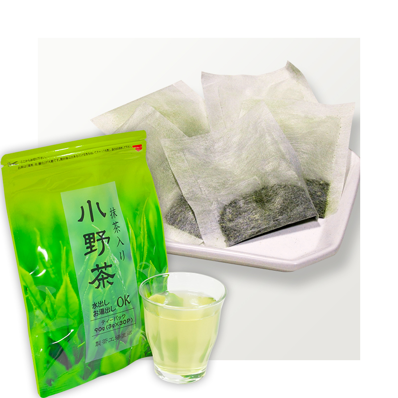 小野茶「抹茶入緑茶」ティーパック 3g×30P画像1
